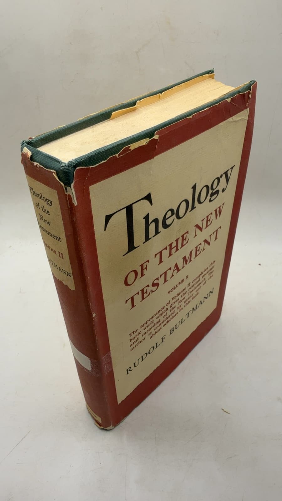 Theology of the New Testament by Rudolf Bultmann - front cover