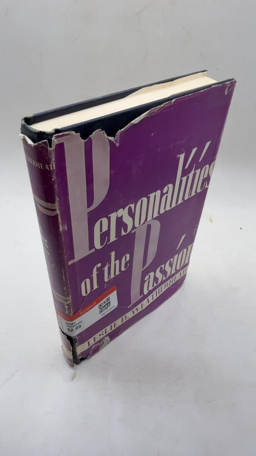 Personalities of the Passion by Leslie D. Weatherhead - front cover
