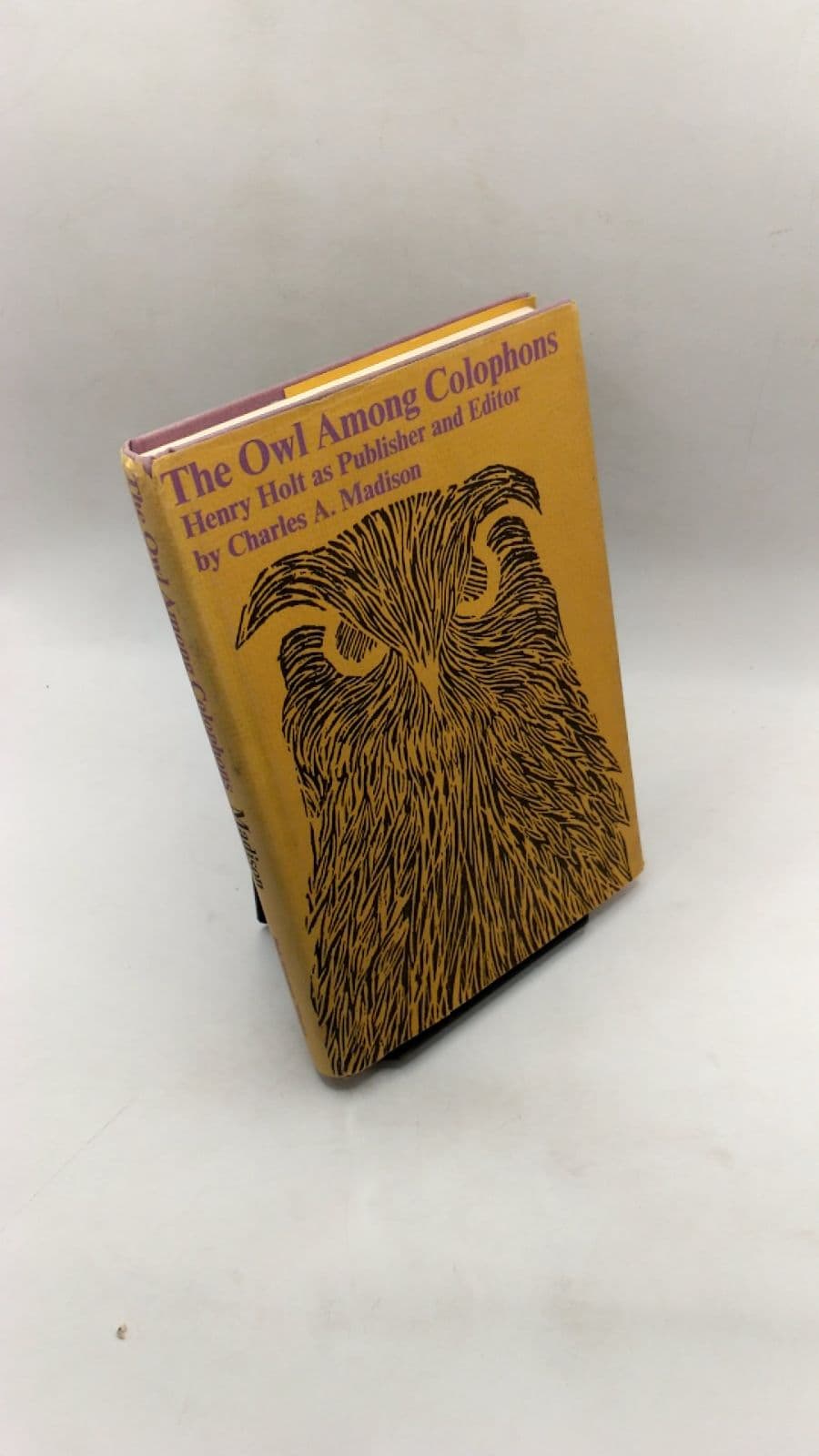 The Owl Among Colophons by Charles A. Madison - front cover