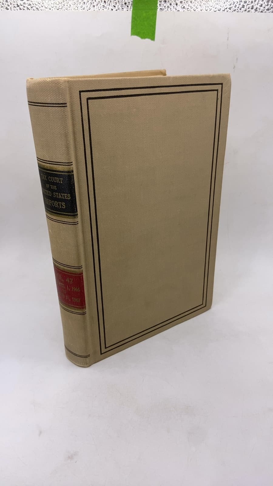 Reports of the Tax Court of the United States by Ella C. Thomas (Reporter) - front cover