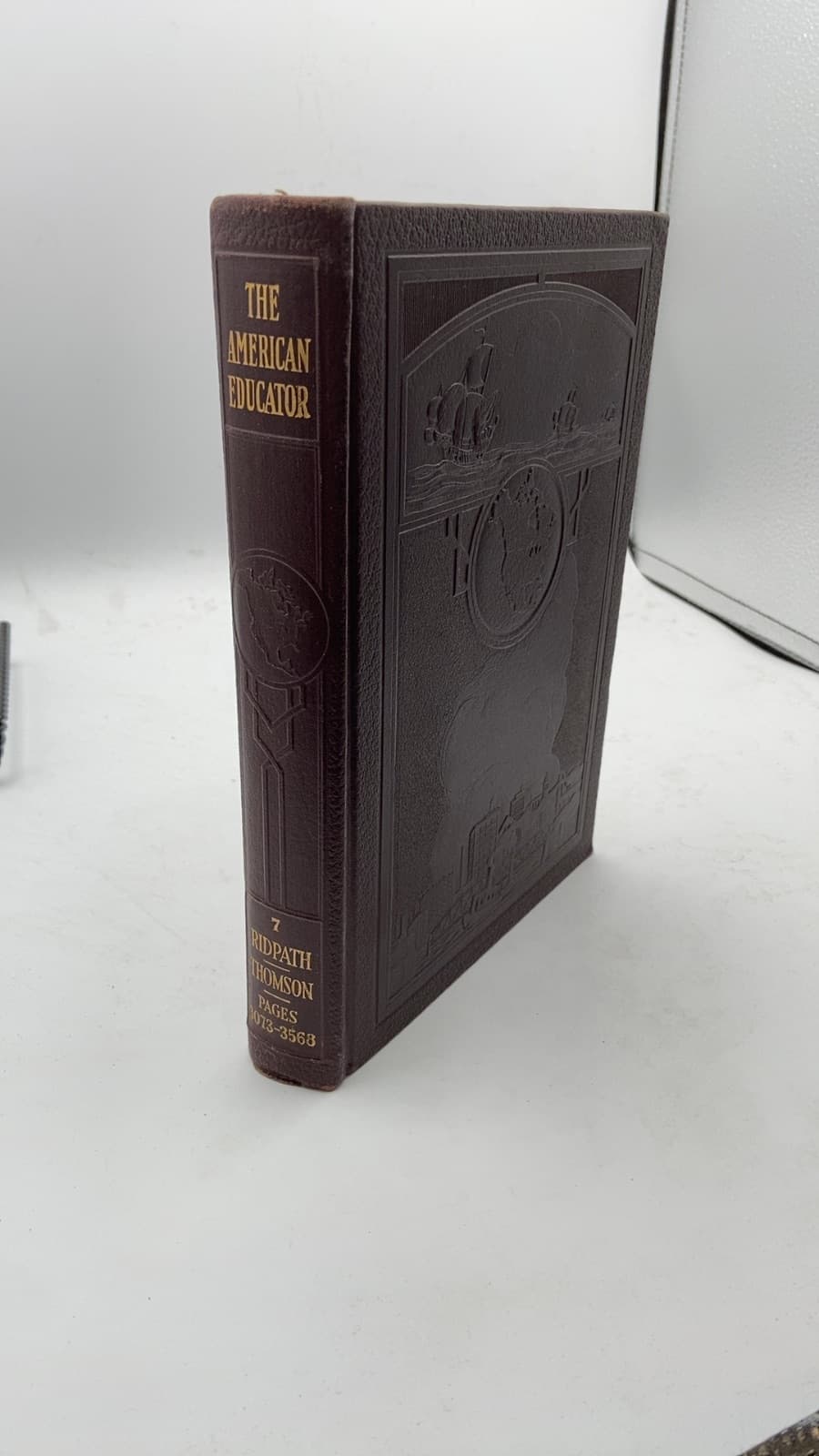 THE American Educator by Ellsworth D. Foster, James Laughlin Hughes - front cover