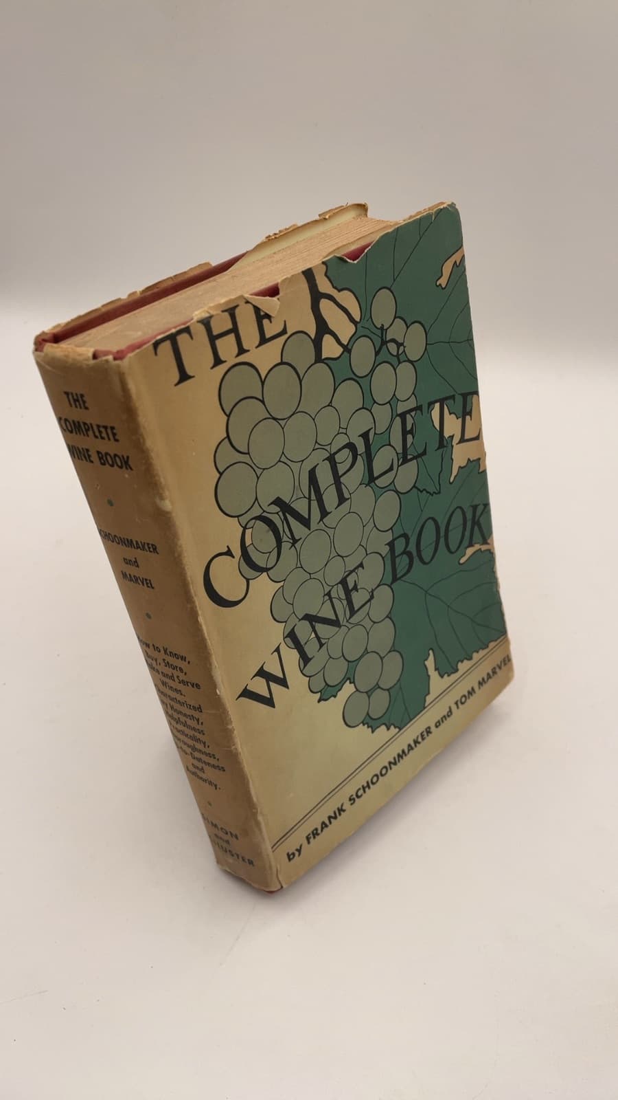 The Complete Wine Book by Frank Schoonmaker and Tom Marvel - front cover
