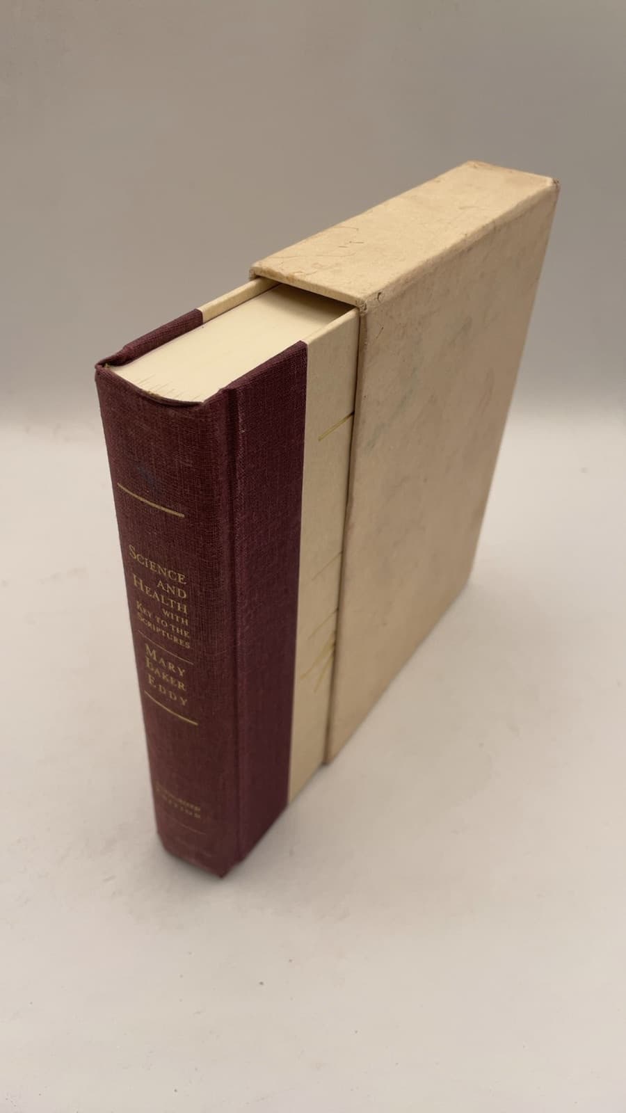 Science and Health with Key to the Scriptures by Mary Baker Eddy - front cover