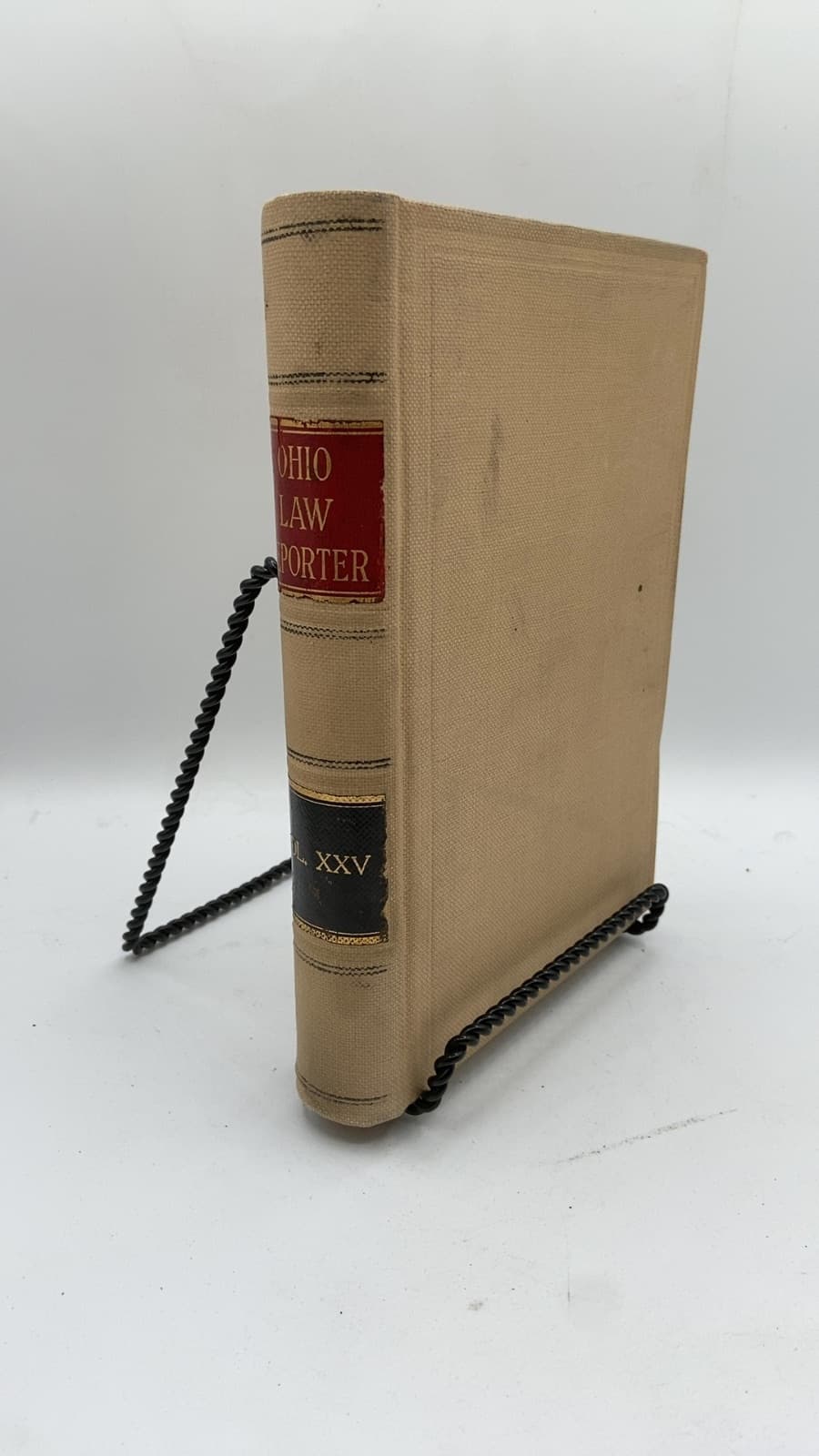 Vol XXV THE Ohio LAW Reporter