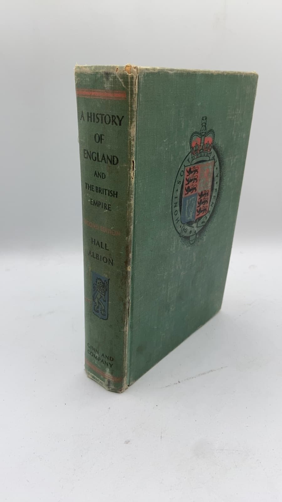 A History of England and the British Empire by Walter Phelps Hall and Robert Greenhalgh Albion - front cover