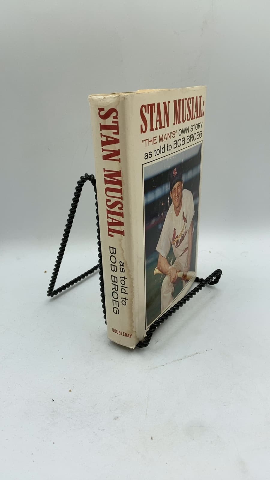 Stan Musial: "The Man's" own story by as told to Bob Broeg - front cover