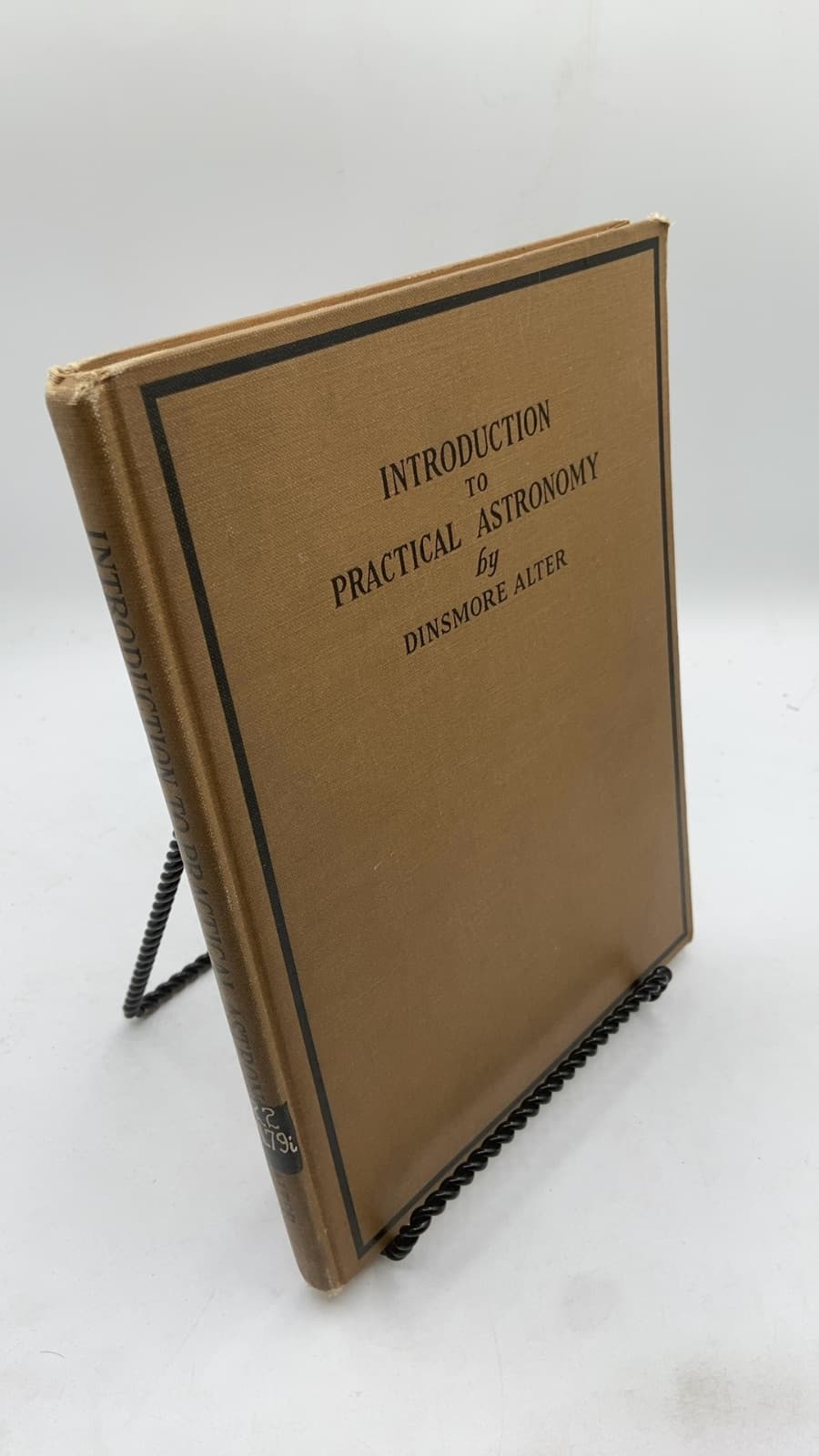 Introduction to Practical Astronomy by Dinsmore Alter - front cover