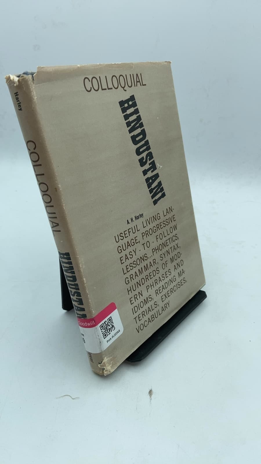 Colloquial Hindustani by A. H. Harley, M.A., I.E.S. (Retd.) - front cover