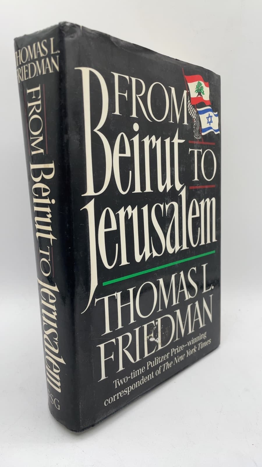 From Beirut to Jerusalem by Thomas L. Friedman - front cover