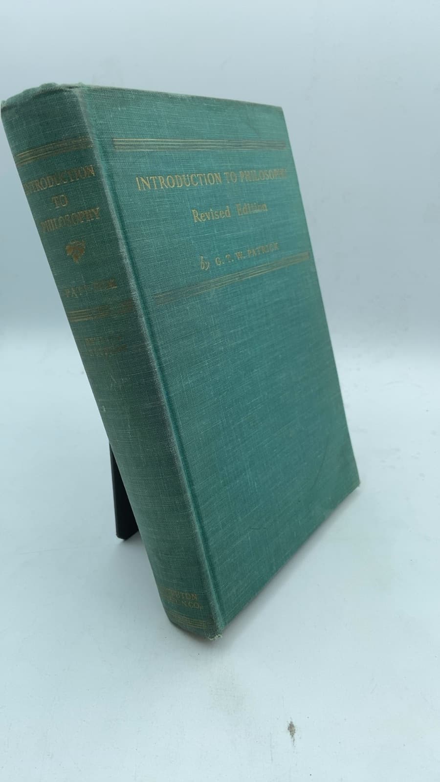 Introduction TO Philosophy by George Thomas White Patrick, Ph.d. - front cover