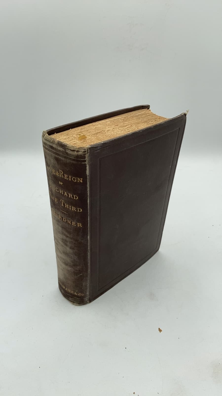 History of the Life and Reign of Richard the Third by James Gairdner - front cover