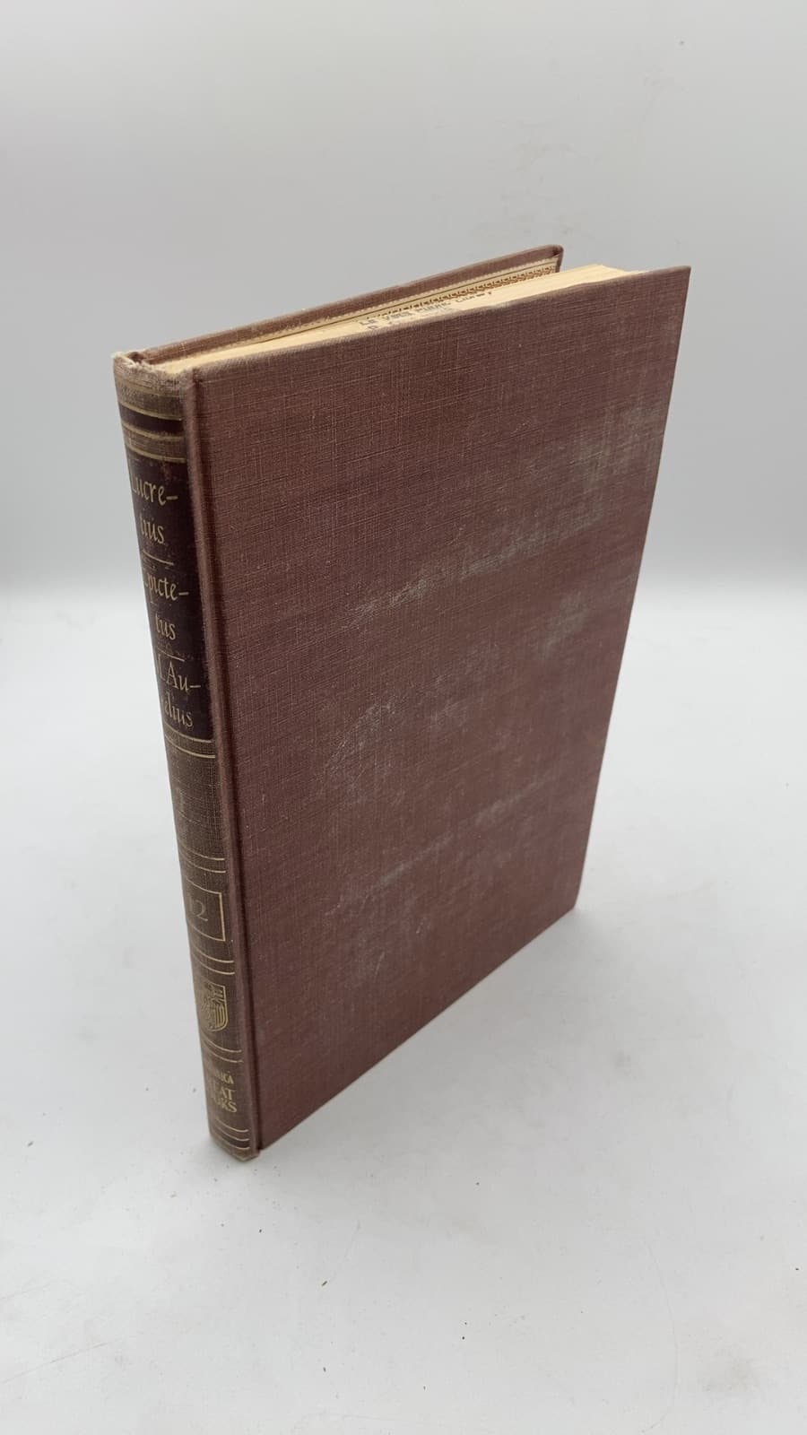 Great Books of the Western World: Lucretius, Epictetus, Marcus Aurelius by Lucretius, Epictetus, Marcus Aurelius - front cover