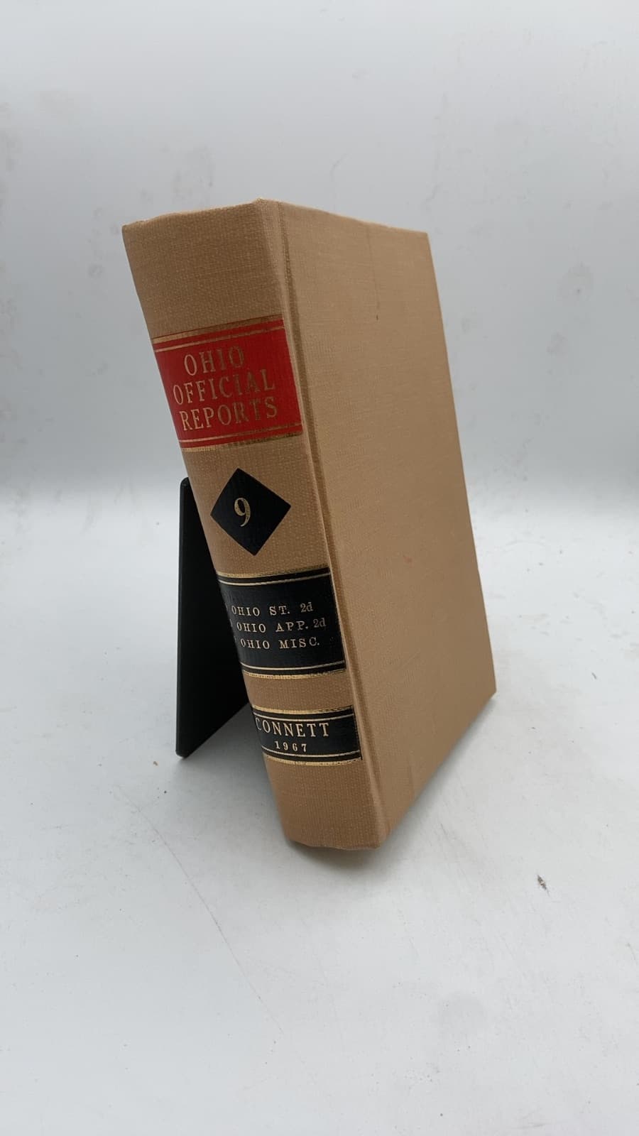 Reports of Cases Argued and Determined in the Supreme Court of Ohio Vol.9 by Hiram L. Connett - front cover