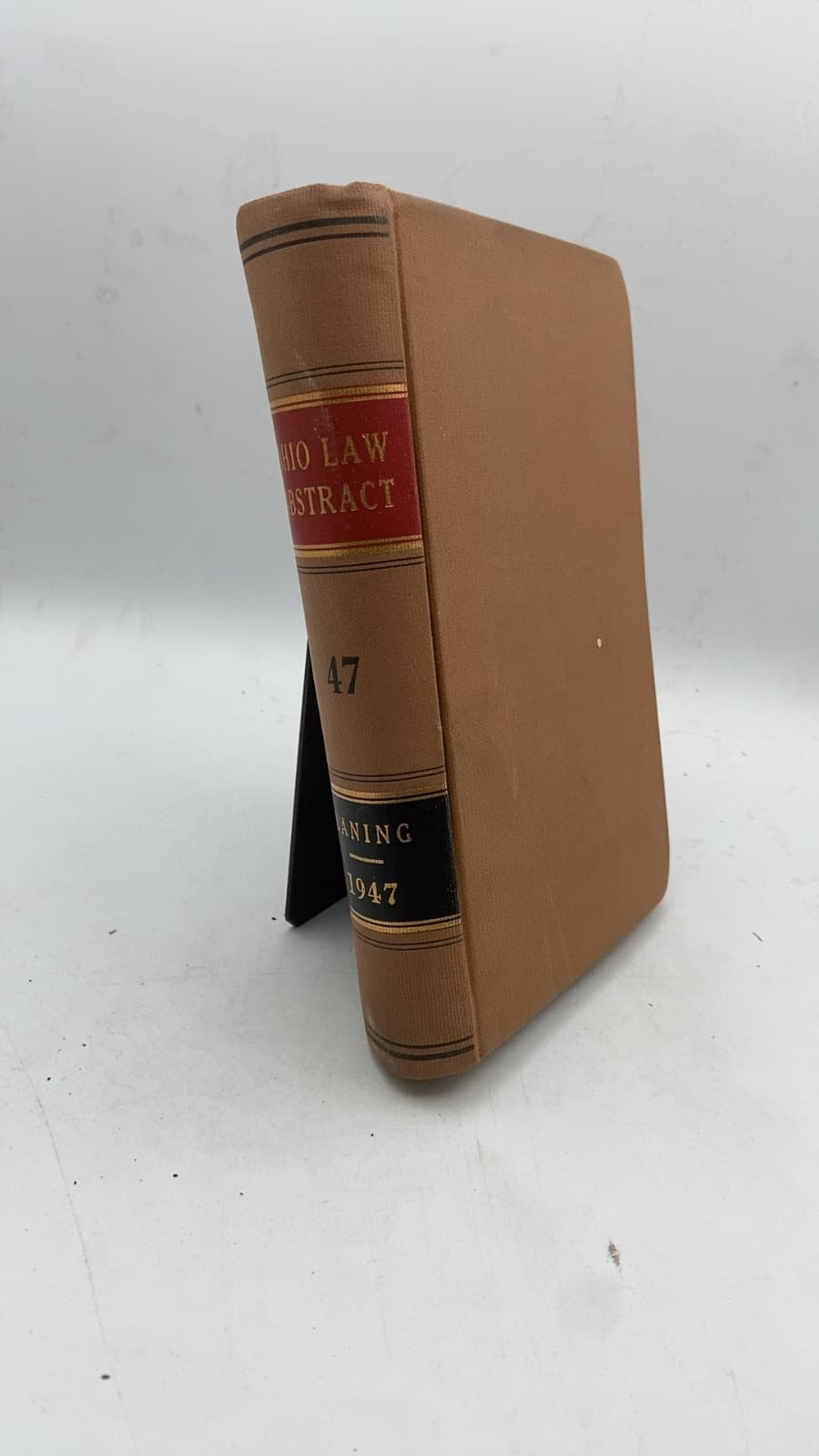 THE Ohio LAW Abstract Vol.47 by Sheldon R. Laning, Editor - front cover