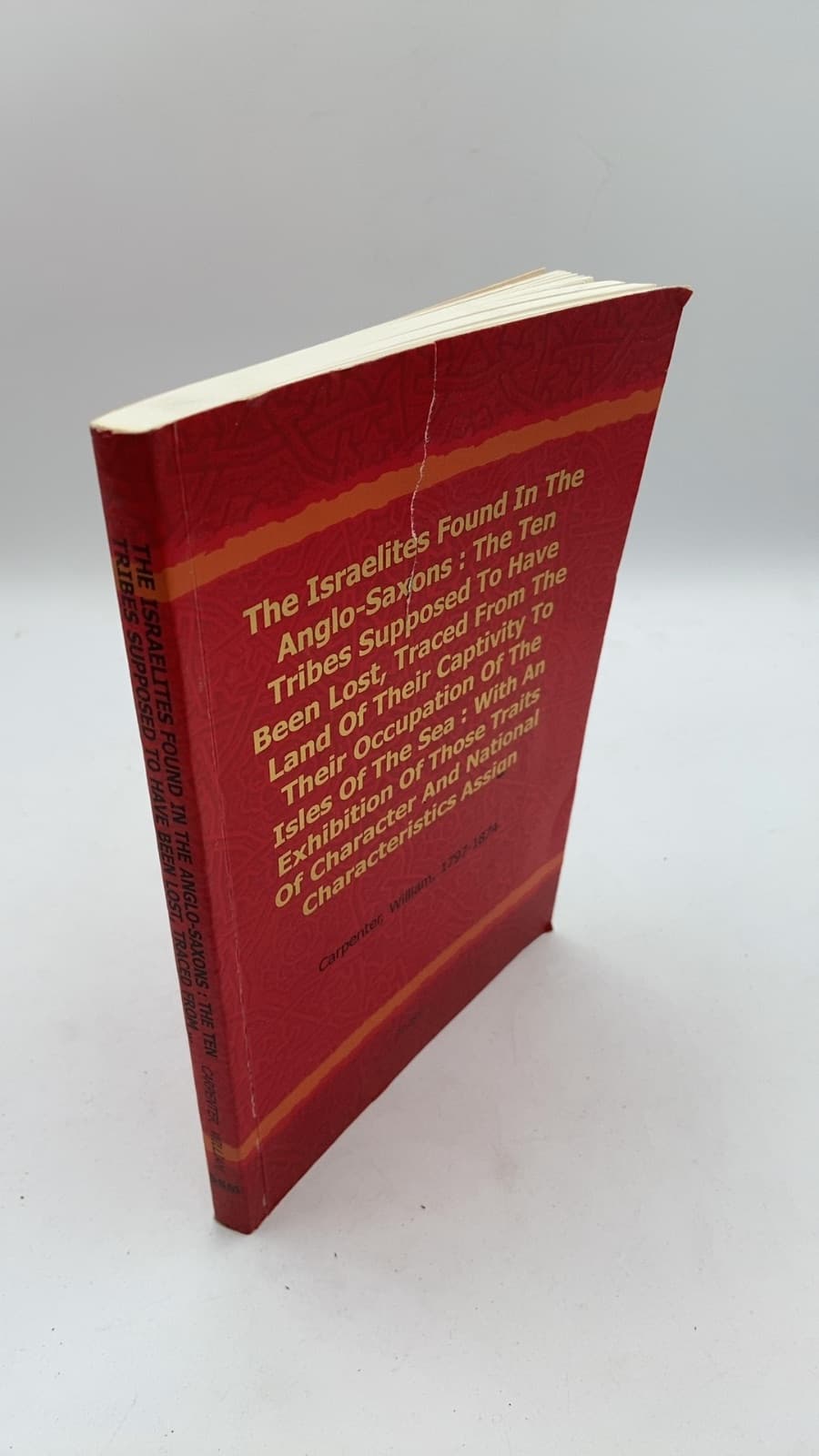The Israelites Found in the Anglo-Saxons by Carpenter, William - front cover