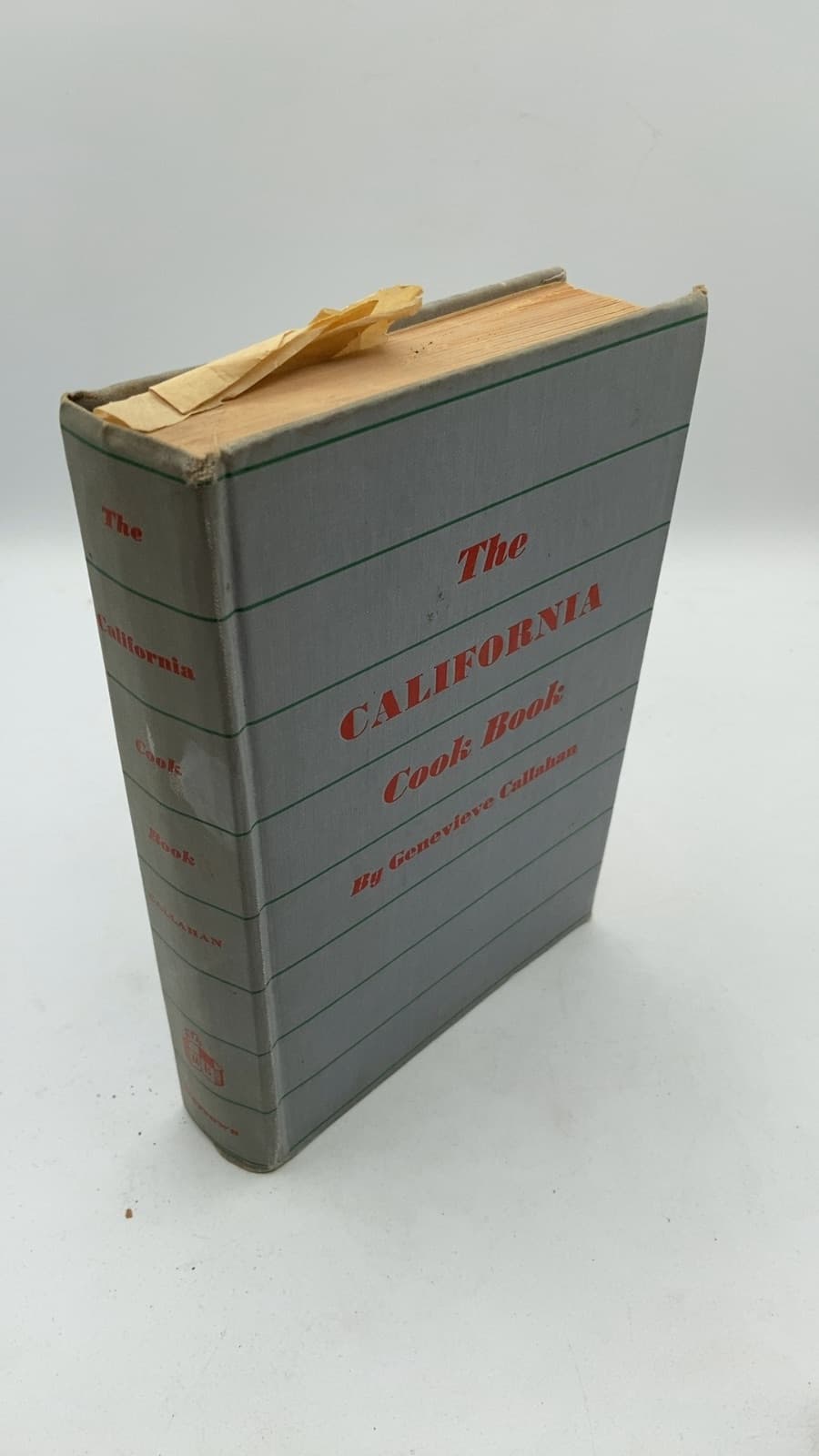 The California Cook Book by Genevieve Callahan - front cover