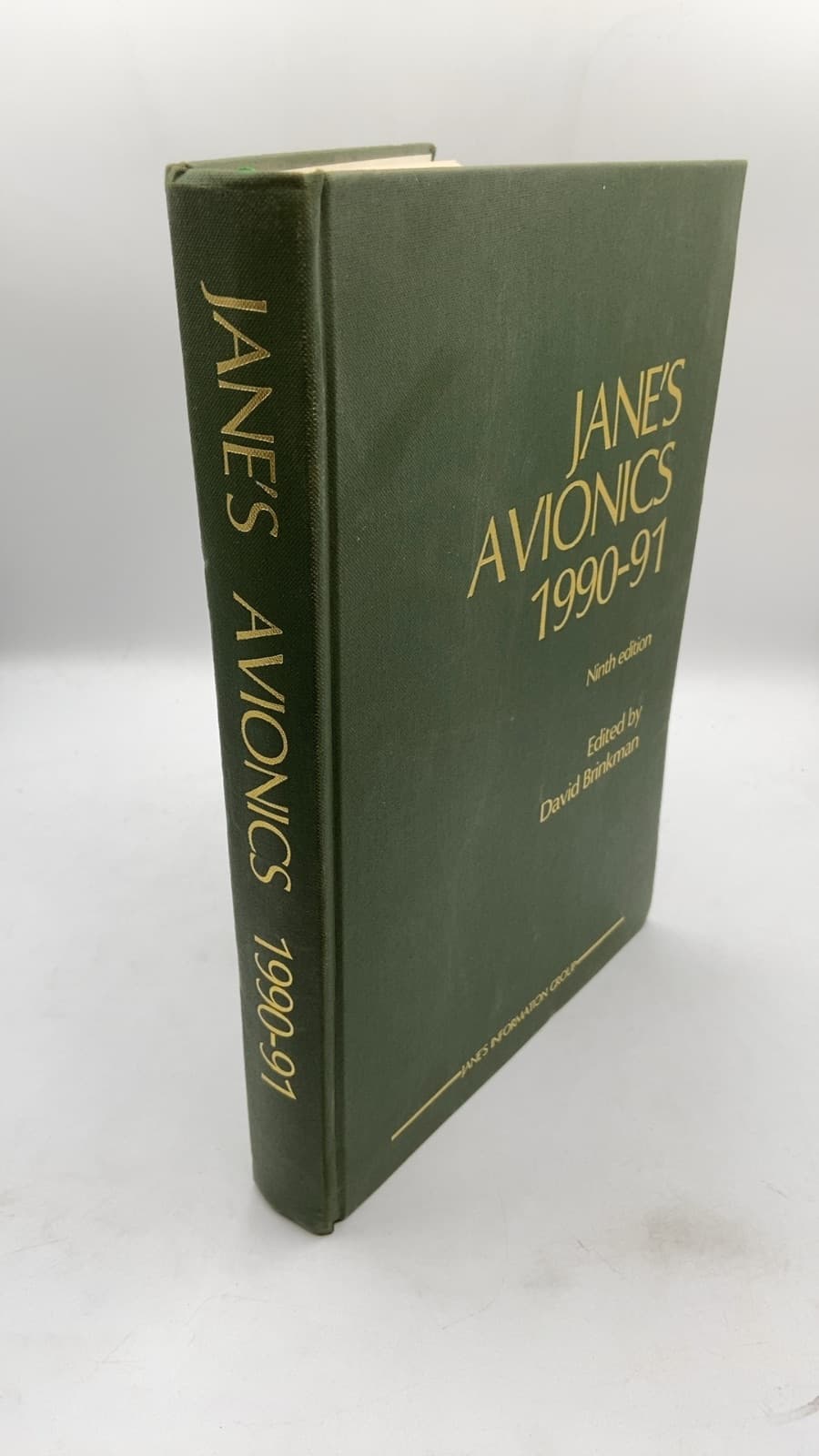 Jane's Avionics 1990-91 by unknown (Edited by David Brinkman MBE) - front cover