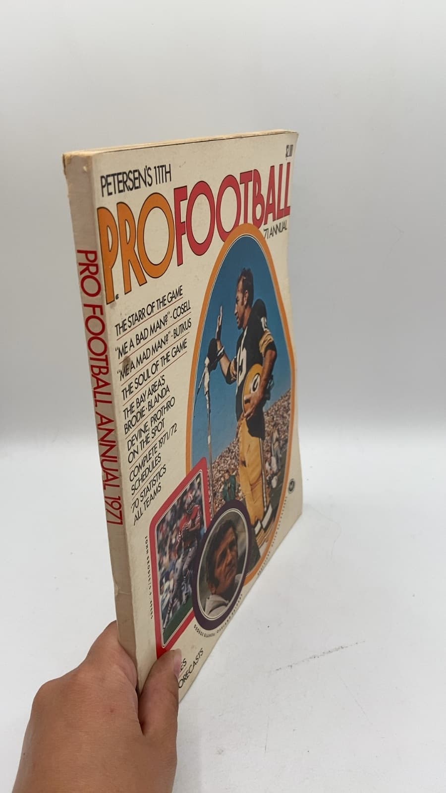 Petersen's 11th Pro Football Annual 1971 - front cover