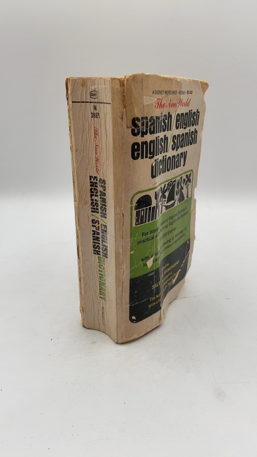 The New World Spanish-English and English-Spanish Dictionary by Salvatore Ramondino - front cover