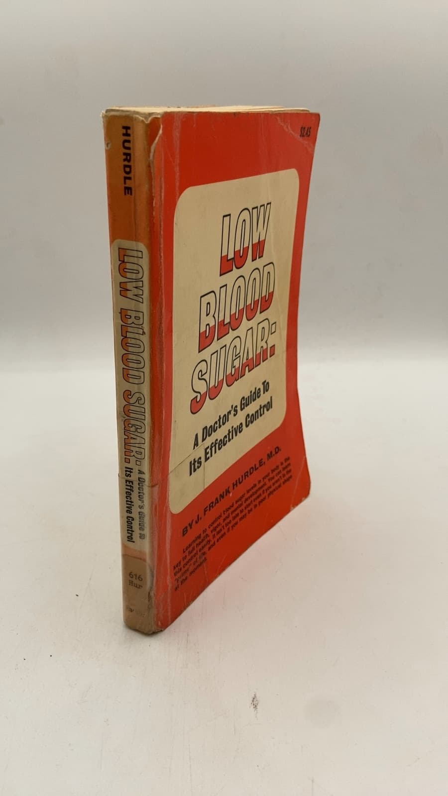 Low Blood Sugar: A Doctor's Guide to Its Effective Control by J. Frank Hurdle, M.D. - front cover
