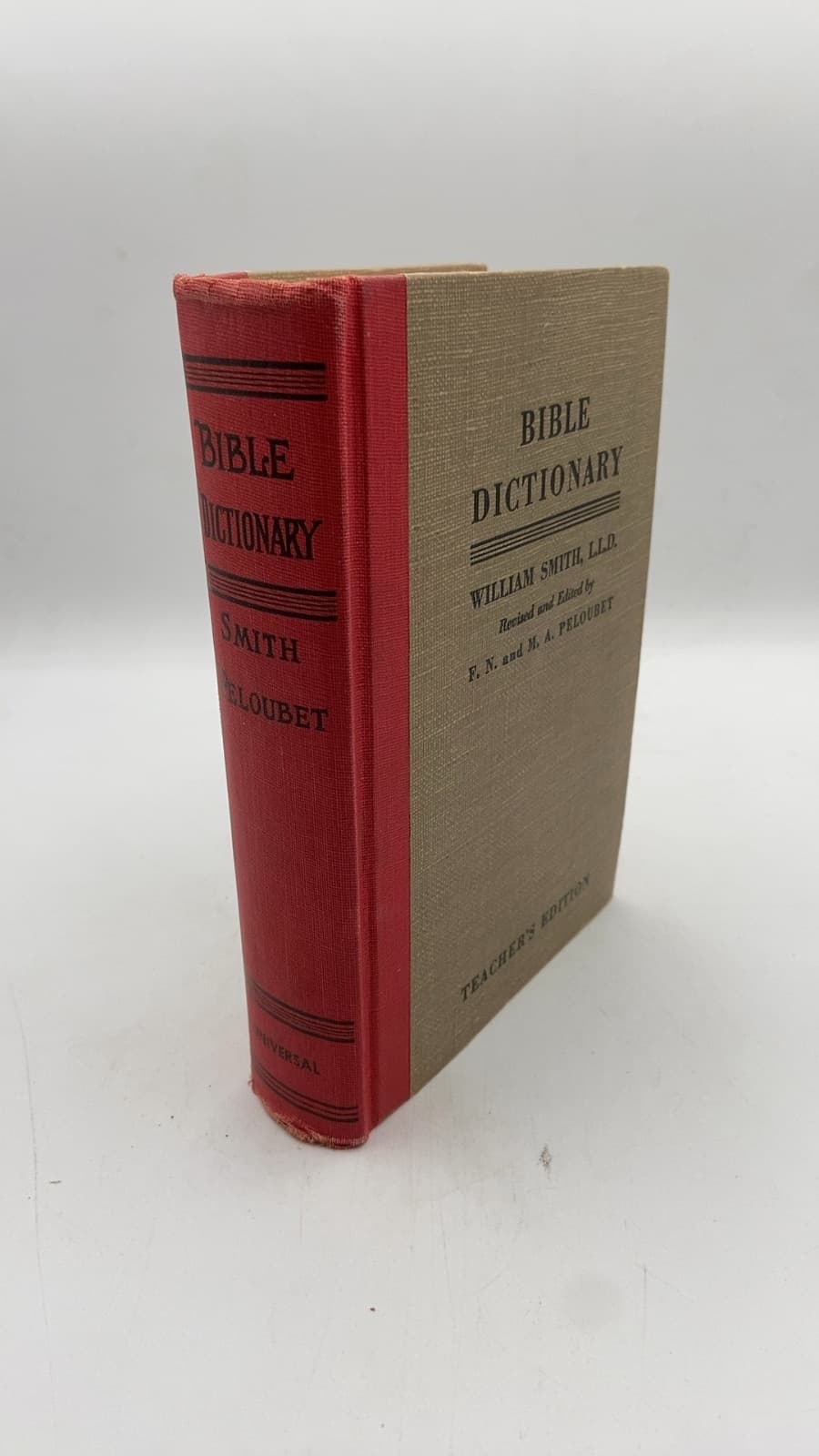 A Dictionary of the Bible by William Smith, L.L.D. - front cover