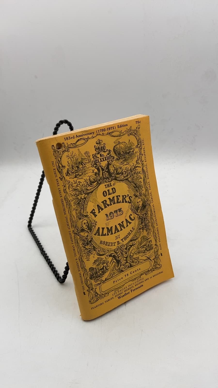 The Old Farmer's Almanac 1975 by Robert B. Thomas - front cover