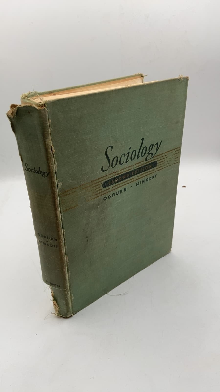 Sociology by William F. Ogburn, Meyer F. Nimkoff - front cover