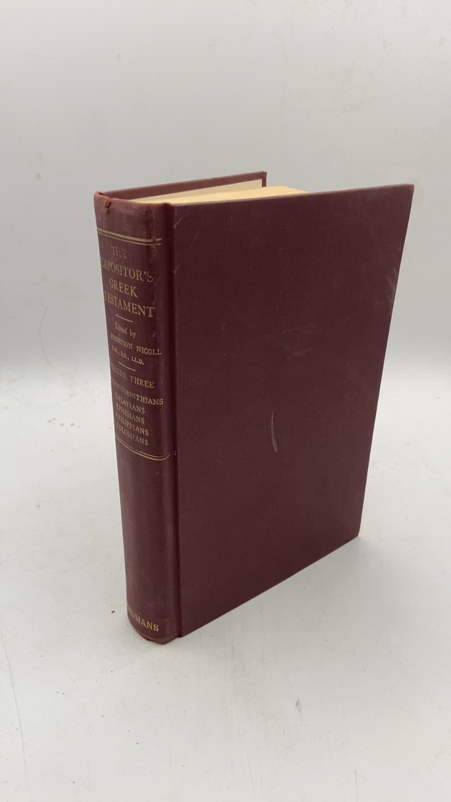 The Expositor's Greek Testament Vol. 3 by W. Robertson Nicoll - front cover