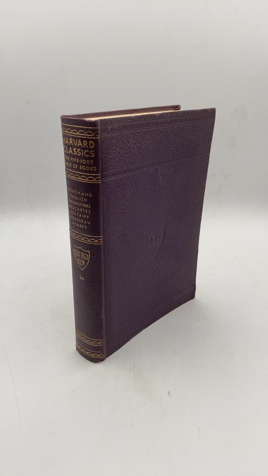 French and English Philosophers by Descartes, Rousseau, Voltaire, Hobbes - front cover