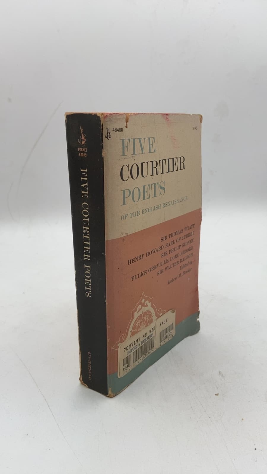 FIVE COURTIER POETS of the English Renaissance by Robert M. Bender (Editor) - front cover
