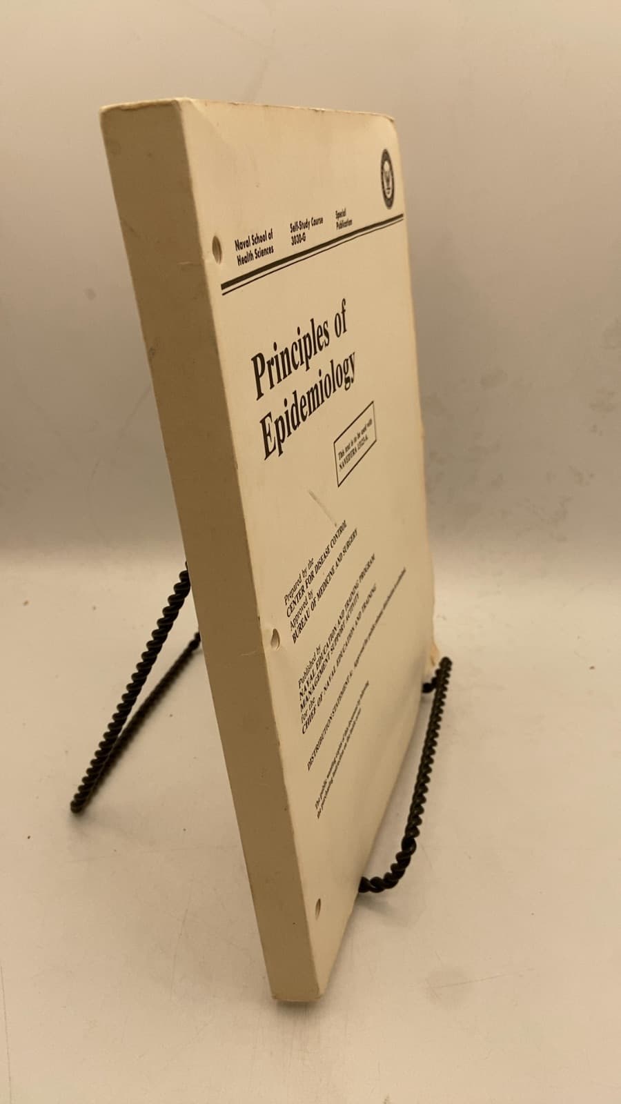 Principles of Epidemiology - front cover