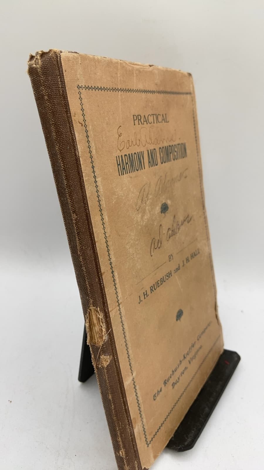 Practical Harmony and Composition by J. H. Ruebush and J. H. Hall - front cover