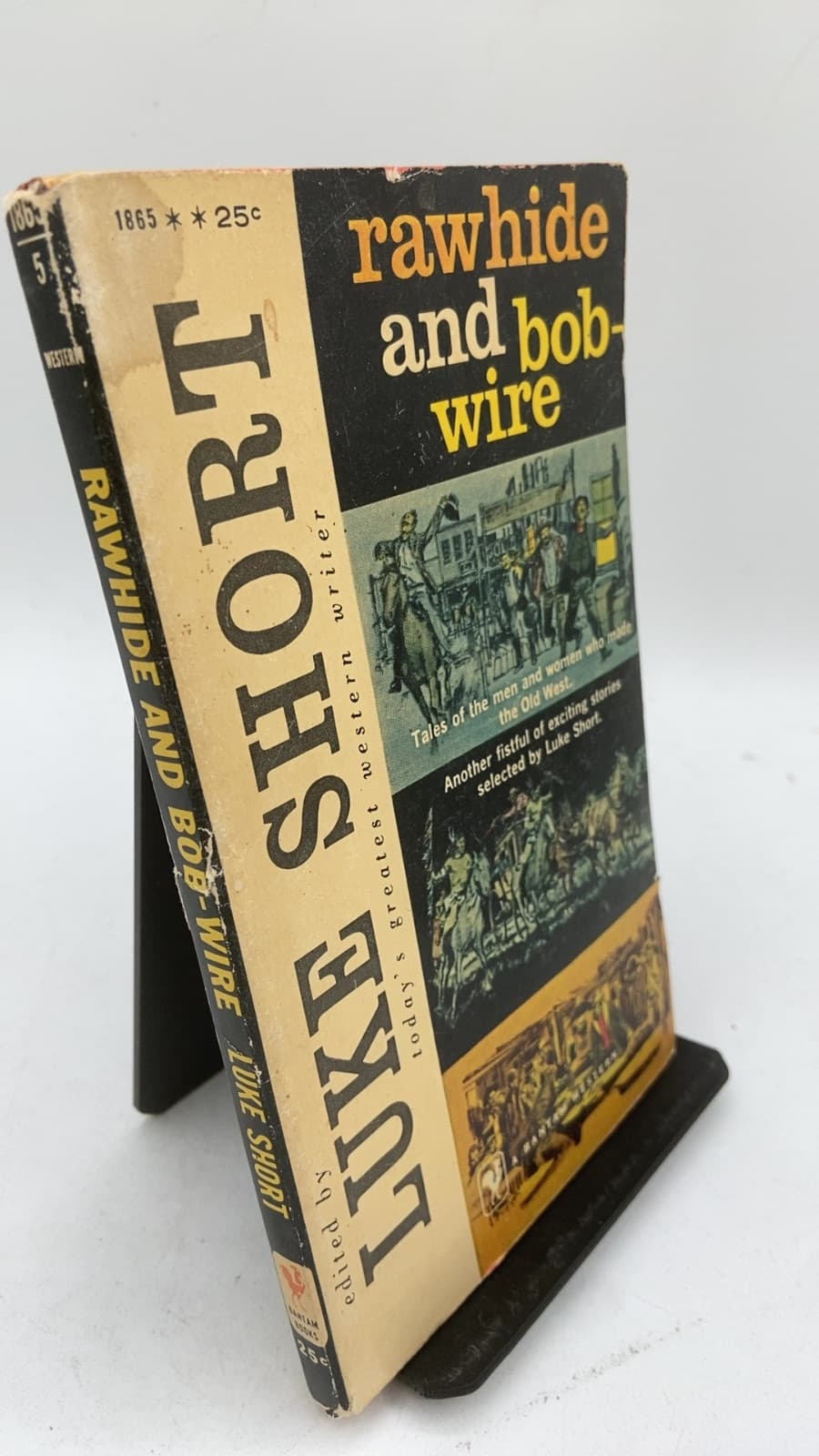 rawhide and bob-wire by Edited by Luke Short - front cover