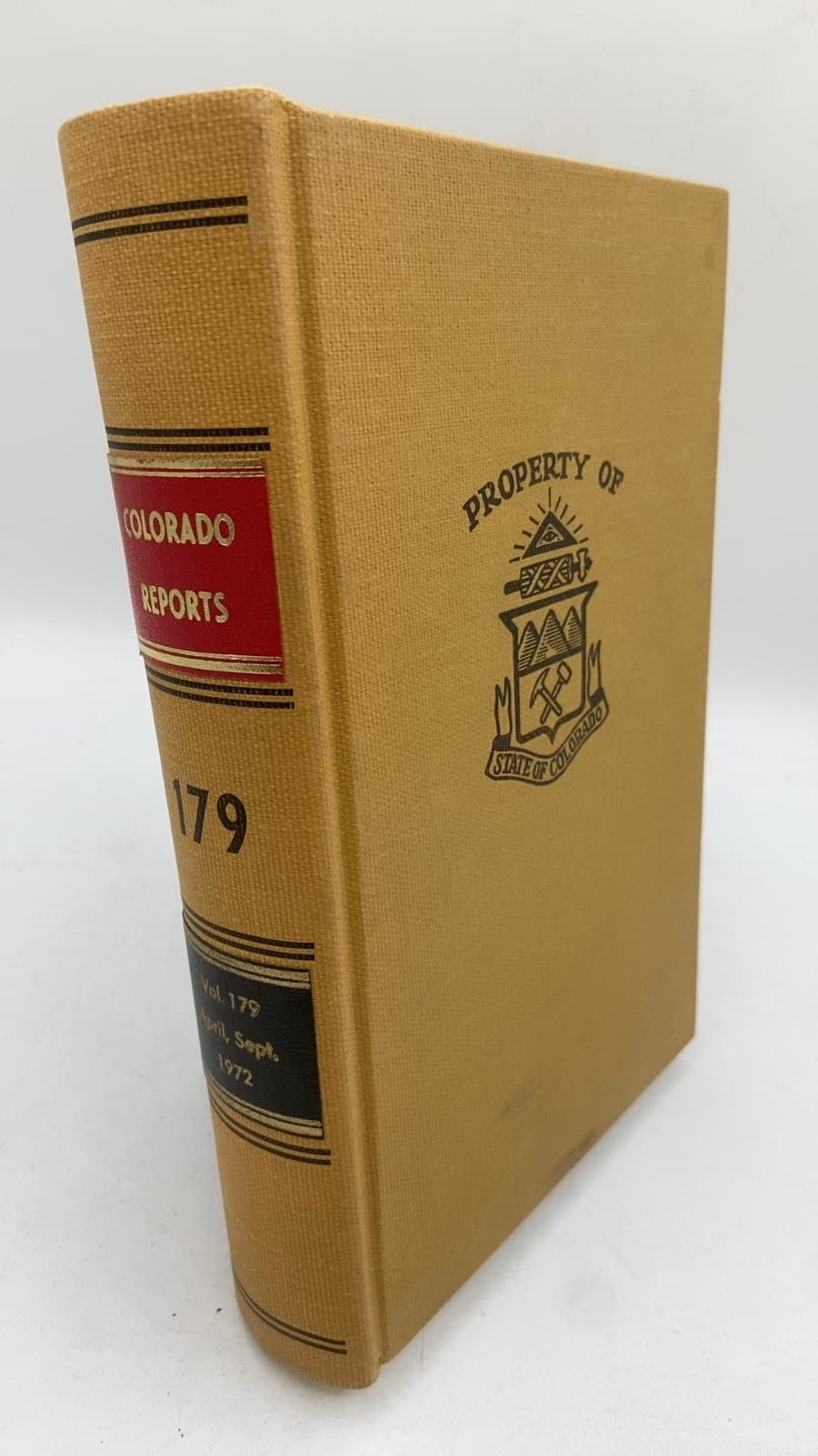 Cases Argued and Determined in the Supreme Court of the State of Colorado Vol. 179 - front cover