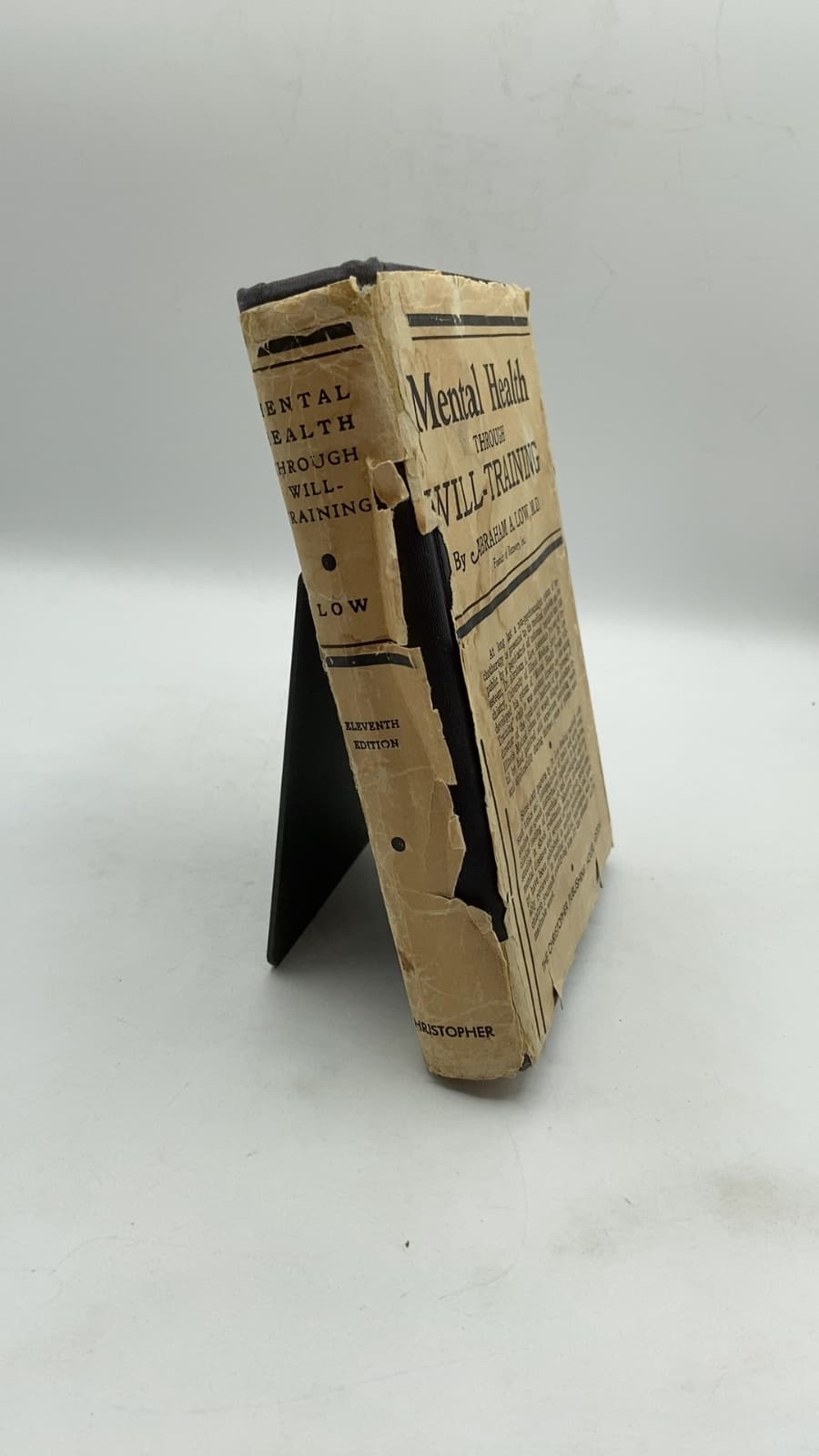 Mental Health Through Will-Training by Abraham A. Low, M.D. - front cover