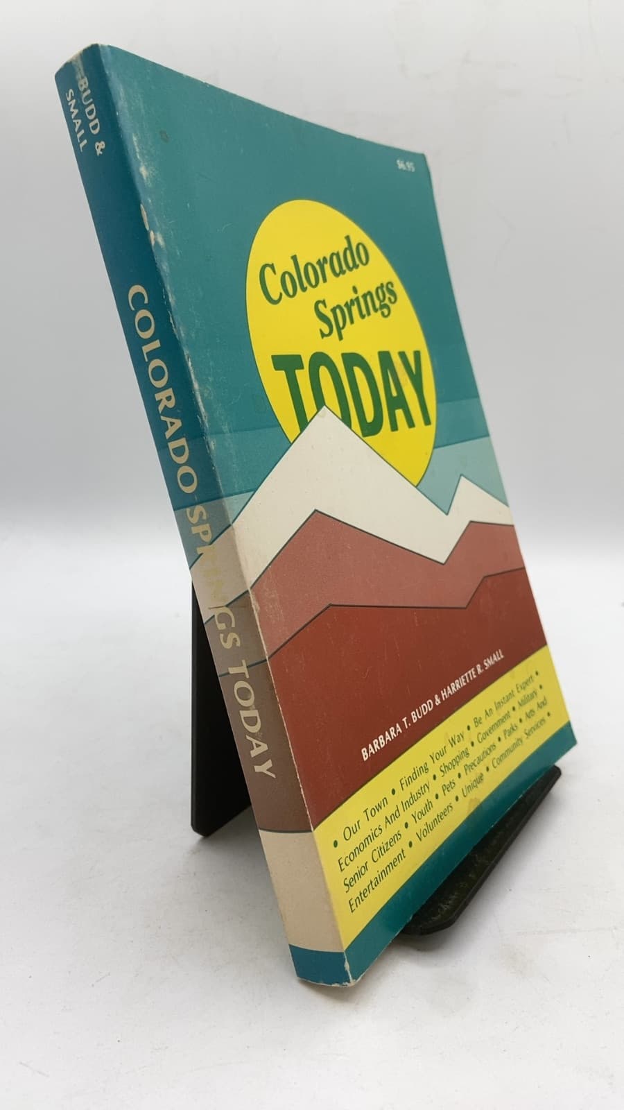 Colorado Springs Today by Barbara T. Budd & Harriette R. Small - front cover