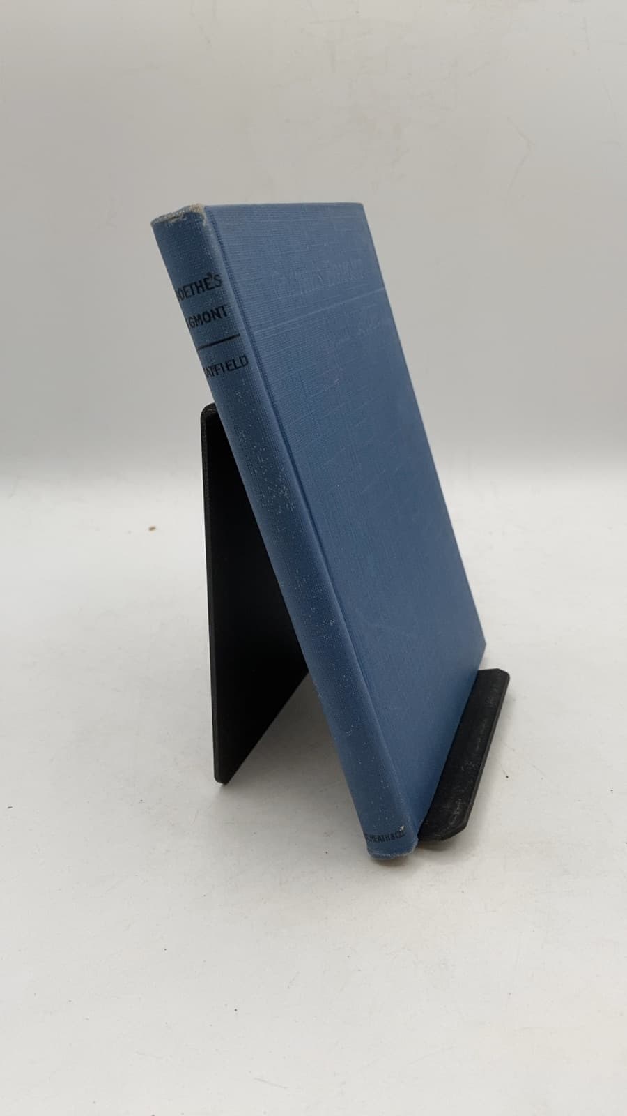 Goethe's Egmont by Johann Wolfgang von Goethe - front cover