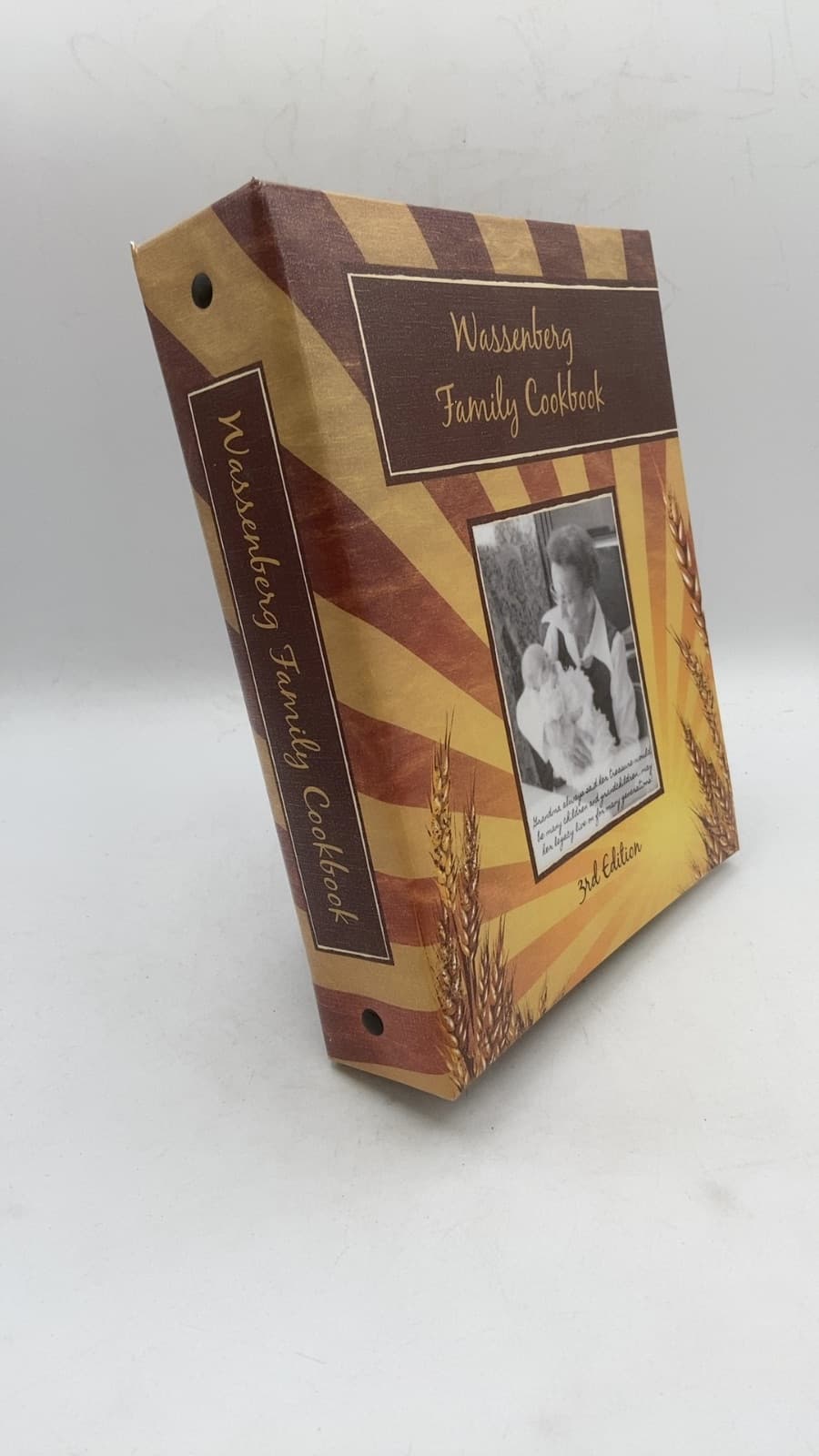 Wassenberg Family Cookbook by The descendants of Frank and Martha Wassenberg - front cover