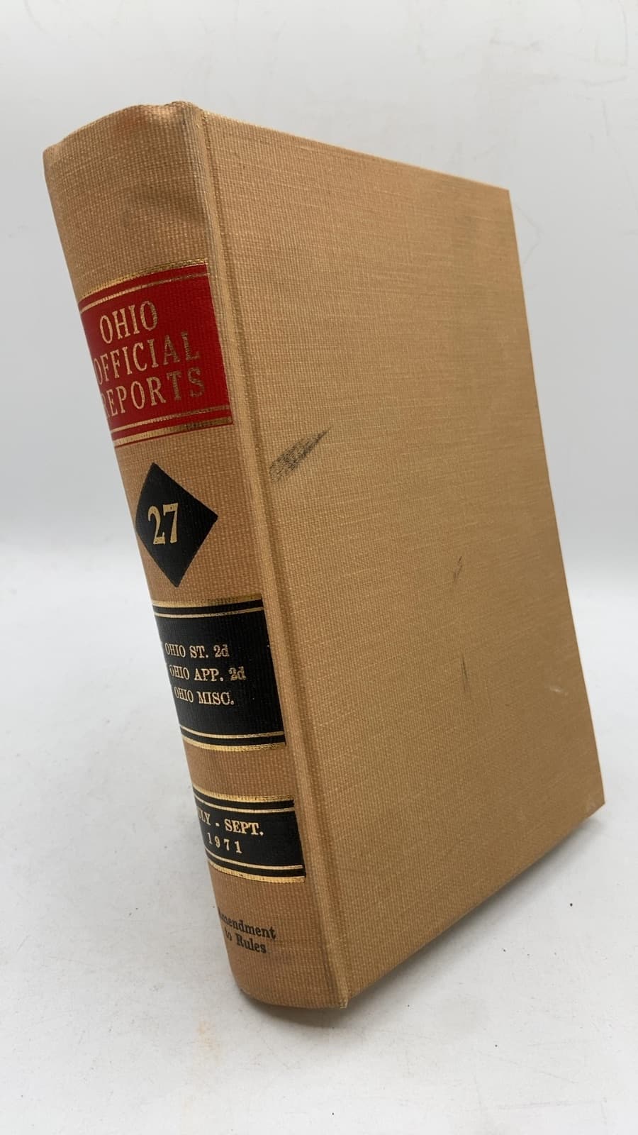 Reports of Cases Argued and Determined in the Supreme Court of Ohio by William W. Docter - front cover
