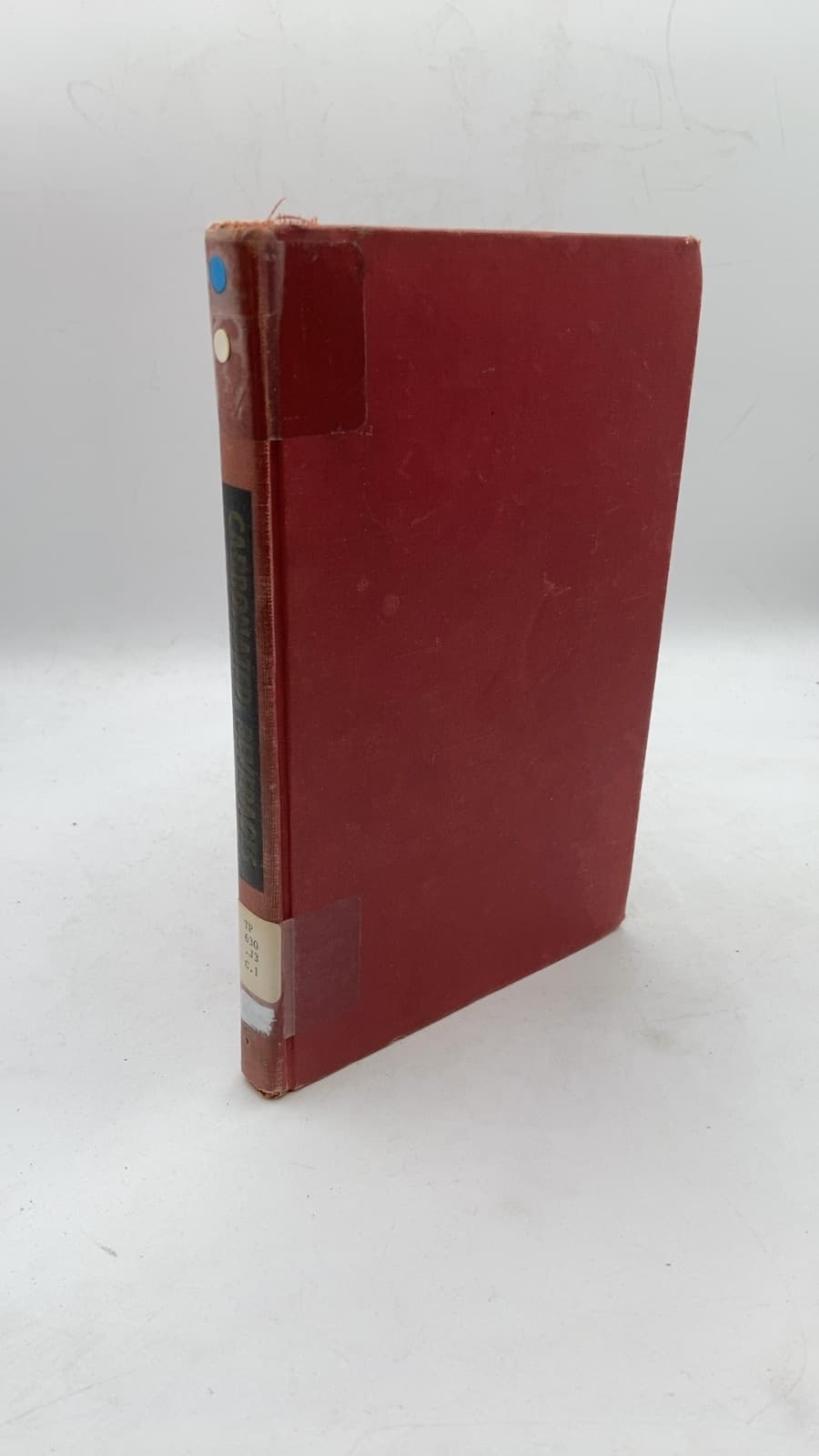 manufacture and analysis of CARBONATED BEVERAGES by Morris B. Jacobs, Ph.D. - front cover