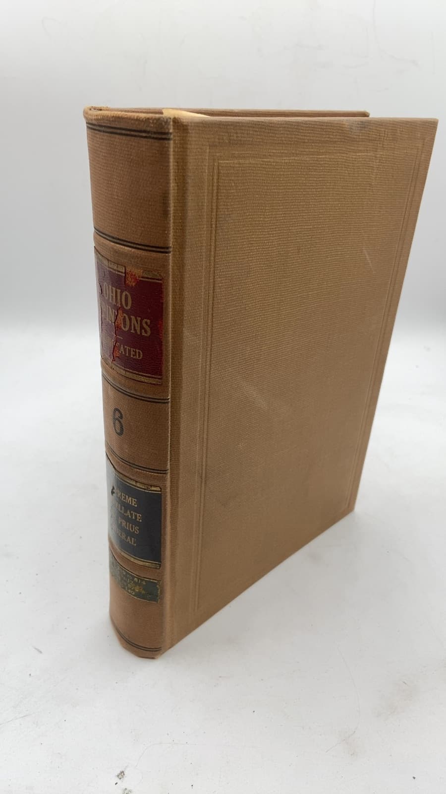 Vol 6. Ohio Opinions - front cover