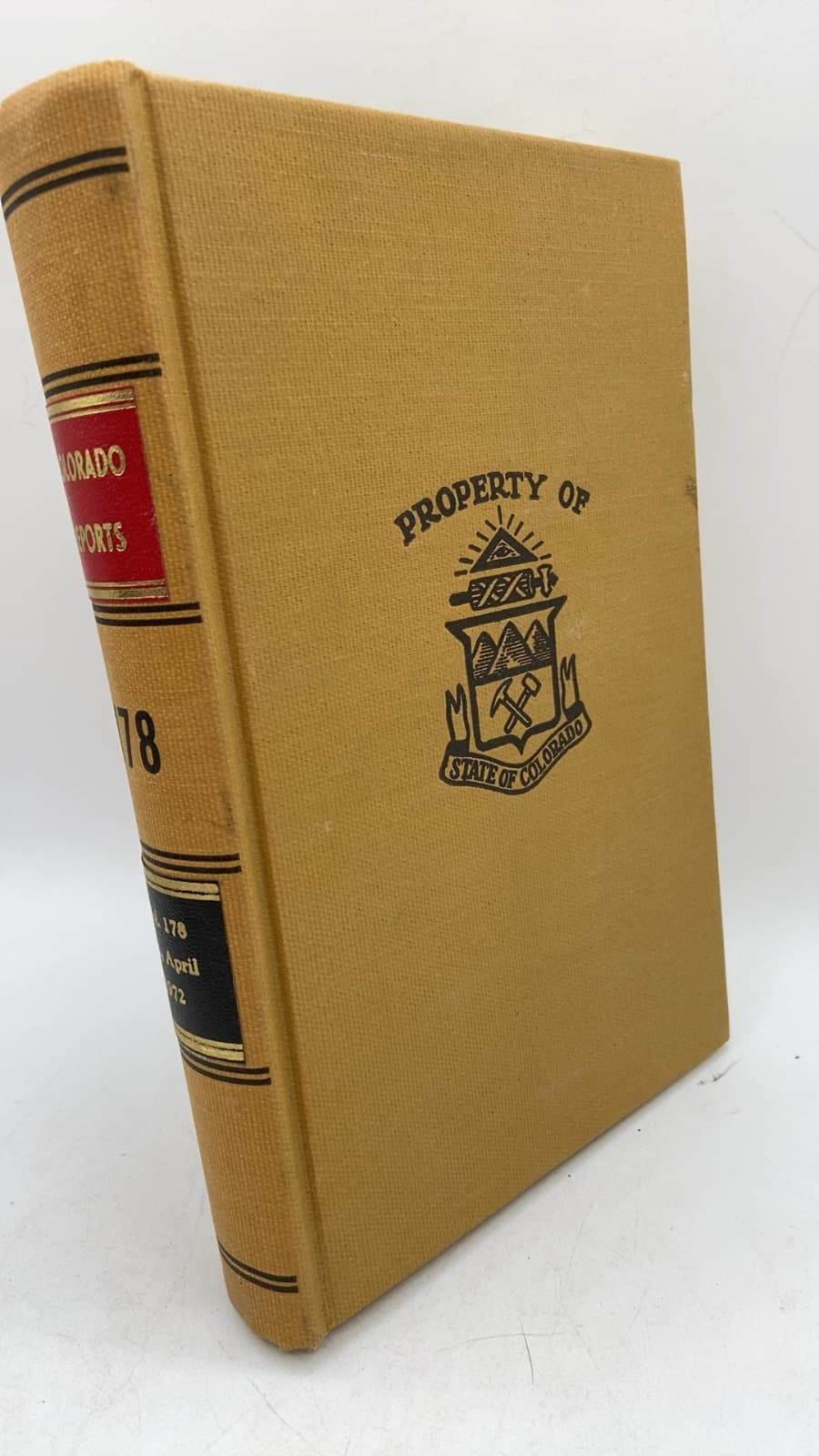 vol 178 Cases Argued and Determined in the Supreme Court of the State of Colorado by Irving M. Mehler, Leo H. Smith - front cover