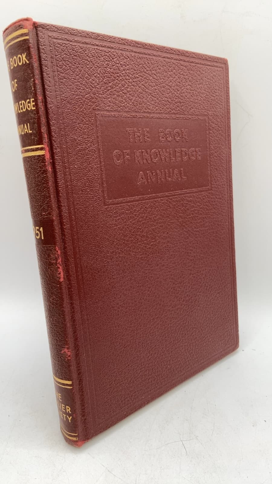 THE Book OF Knowledge Annual 1951 - front cover