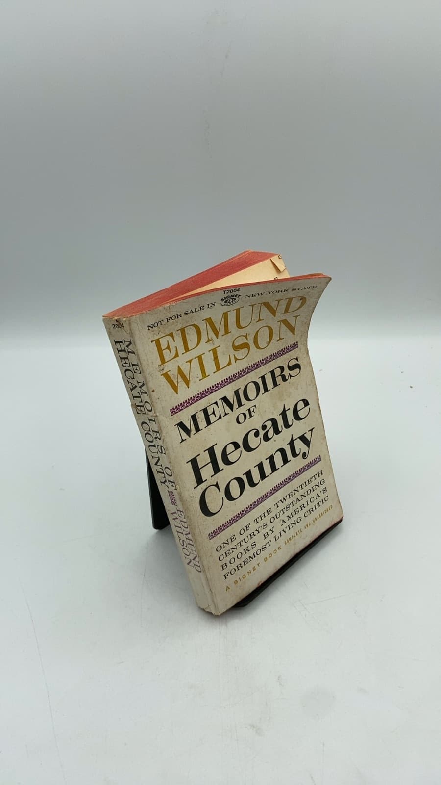 Memoirs of Hecate County by Edmund Wilson - front cover
