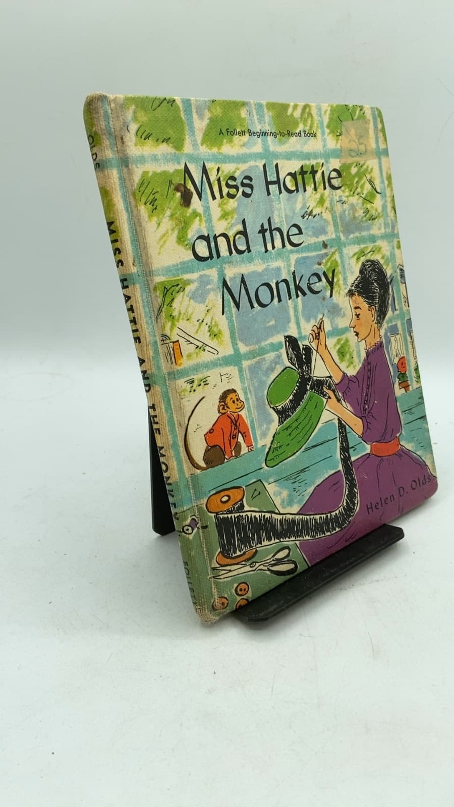 Miss Hattie and the Monkey by Helen D. Olds - front cover