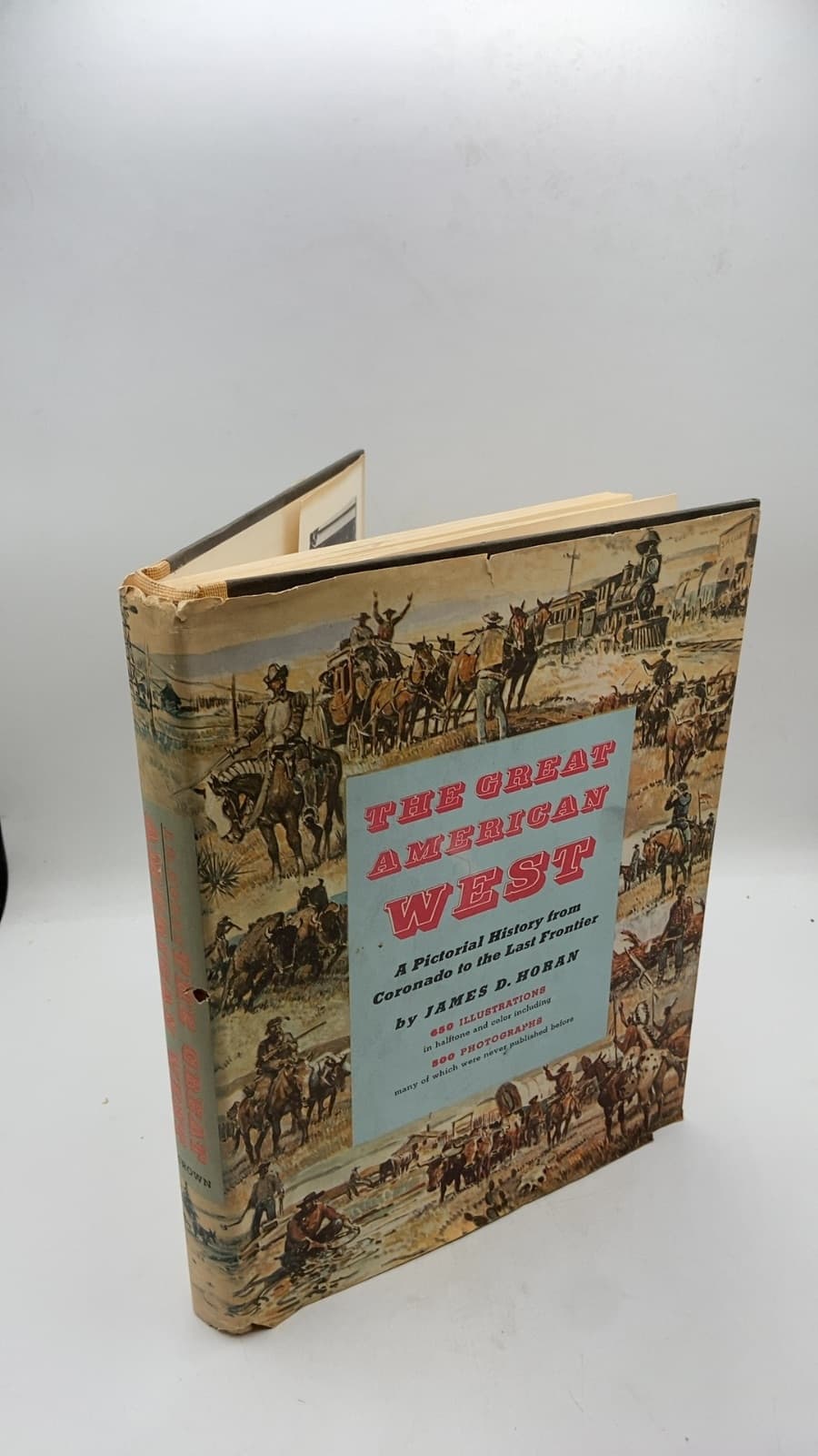 The Great American West by James D. Horan - front cover
