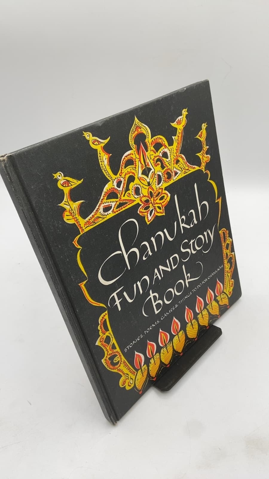 Chanukah Fun and Story Book by Bernard Scharfstein - front cover