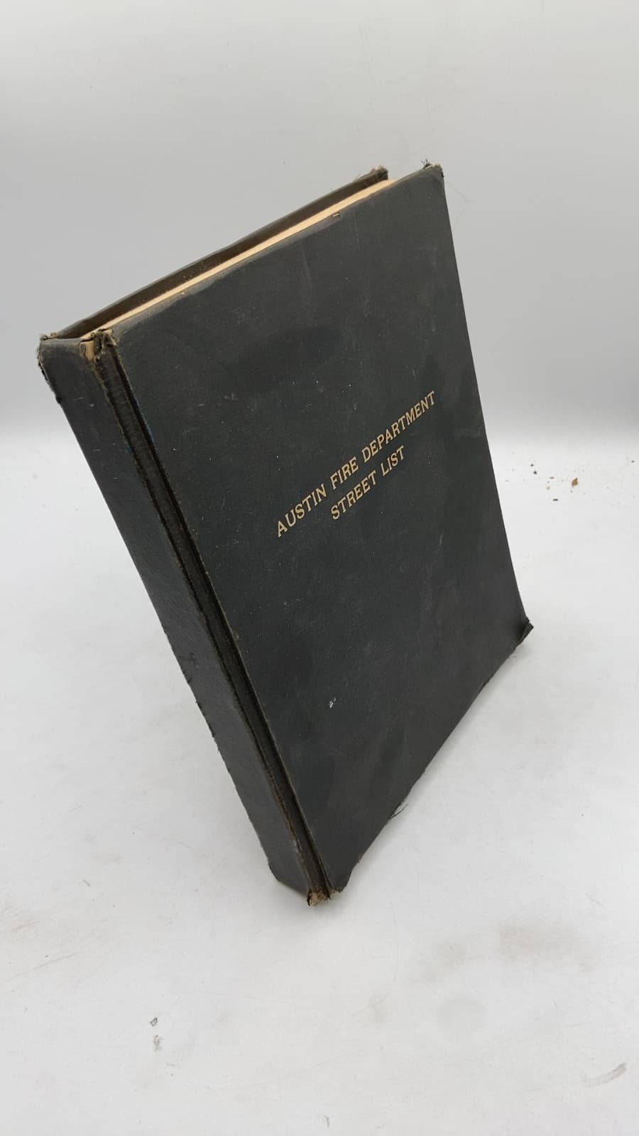 Austin Fire Department Street List - front cover