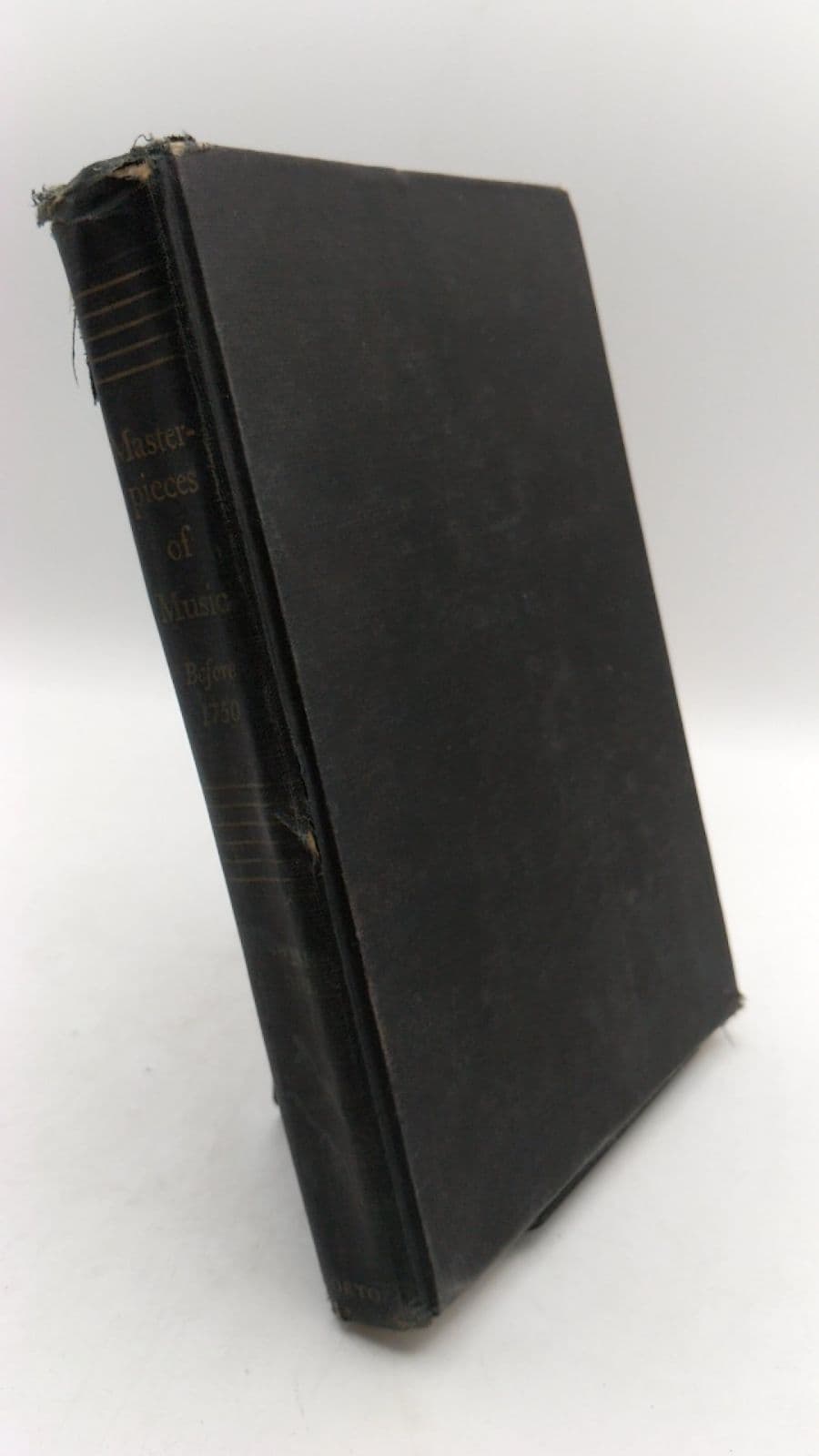 Masterpieces of Music Before 1750 by Carl Parrish and John F. Ohl - front cover