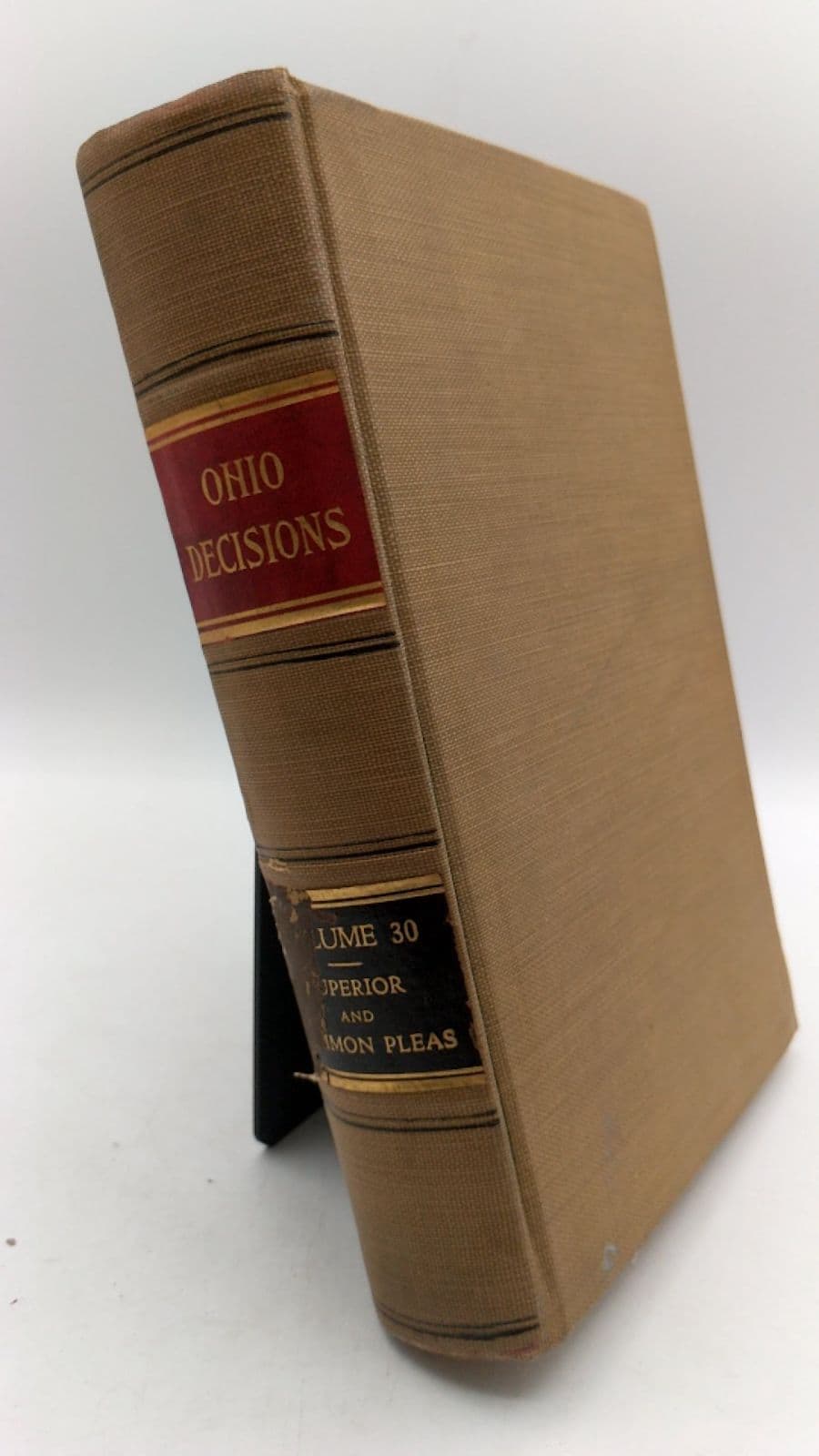 Ohio Decisions Vol. 30 by W. J. Tossell - front cover